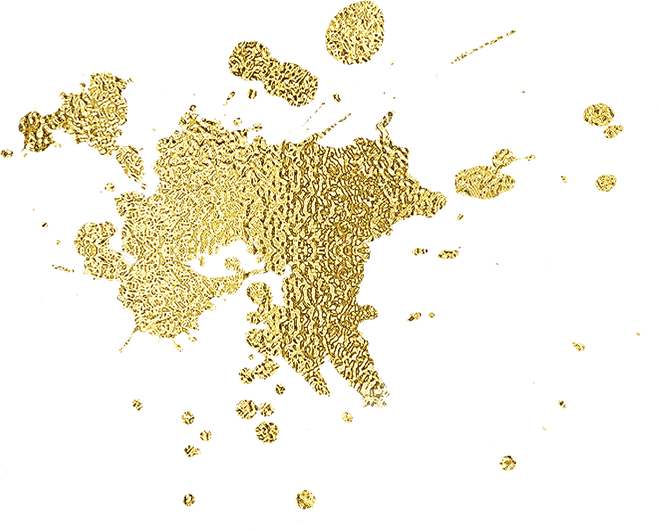 Gold Paint Splatter 